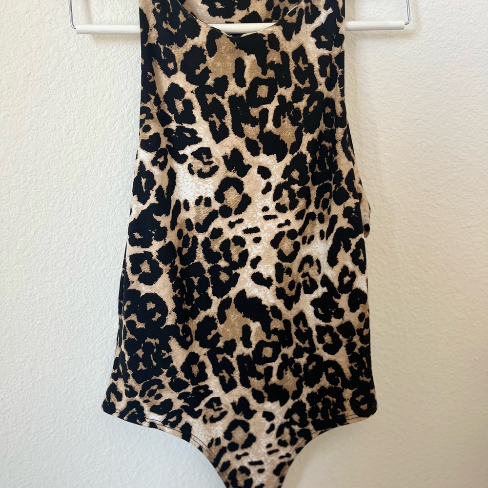 Leopard Print Bodysuit